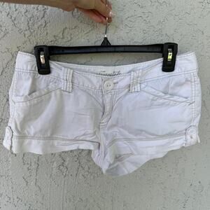 Y2k aeropostale white shorts